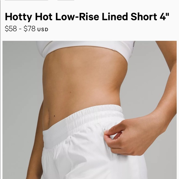 NWT ✨ Lululemon Hotty Hot Short LR 4in 💙 - Picture 7 of 7
